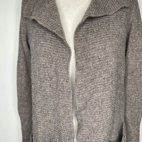 Joules Knitwear Mink Coloured Open Cardigan wool - Picture 5 of 8